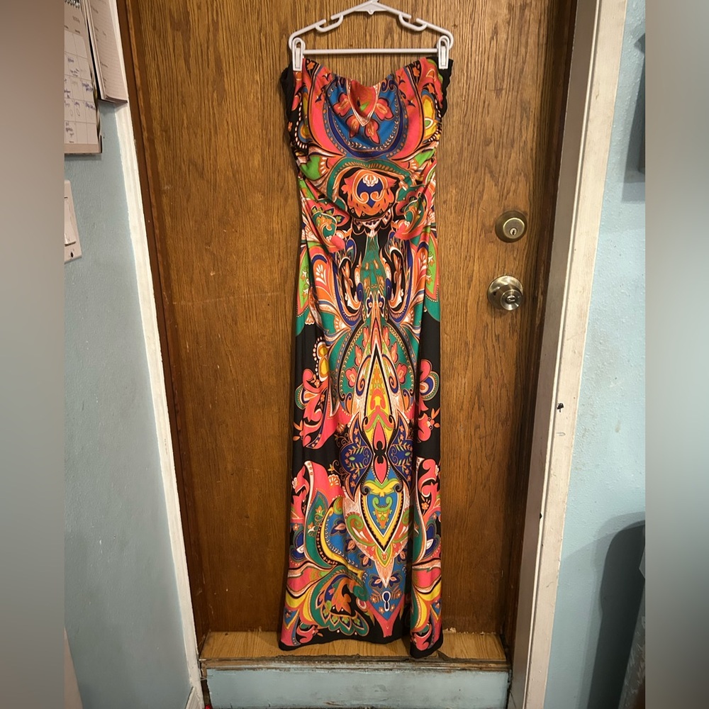 JFW Strapless Maxi Dress